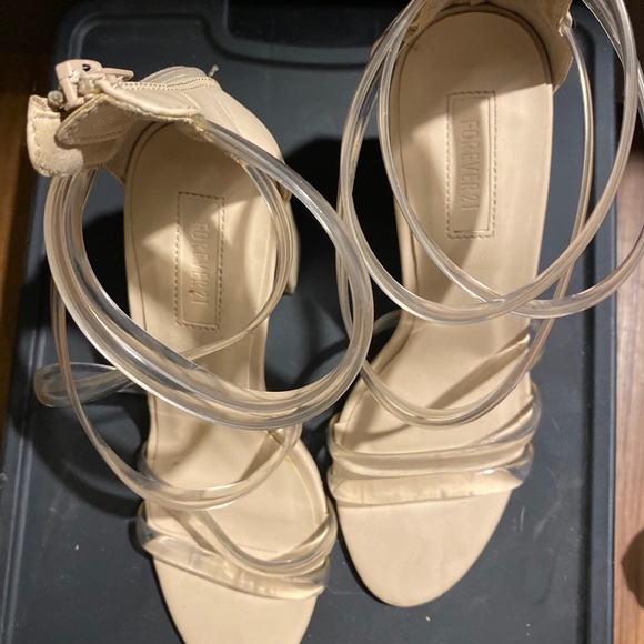 Forever 21 Clear Heels - Picture 3 of 3